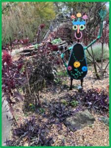 Whismical Statue at the Butterfly Garden of the Ozarks from my Zany Butterfly Road Trip